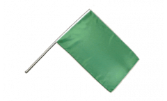 Stockflagge Einfarbig Grün - 60 x 90 cm