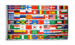 Flagge 70 Länder der Erde
