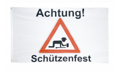 Flagge Achtung Schützenfest