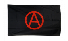Flagge Anarchy Anarchie rot 2