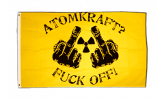 Flagge Atomkraft Fuck off!