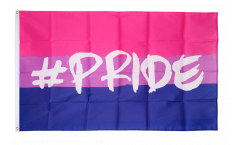 Flagge Bisexuell Hashtag Pride
