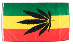 Flagge Cannabis Reggae