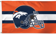 Flagge Denver Broncos Helmet