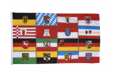 Flagge Deutschland 16 Bundesländer