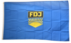 Flagge Deutschland DDR FDJ Freie Deutsche Jugend