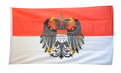 Flagge Deutschland Stadt Köln mit großem Wappen