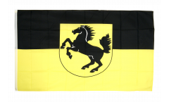 Flagge Deutschland Stadt Stuttgart