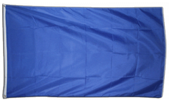 Flagge Einfarbig Blau