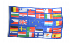 Flagge Europäische Union EU mit 28 Länder