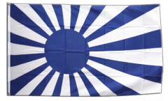 Flagge Fanflagge blau weiß