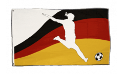 Flagge Fanflagge Deutschland Frauenfußball