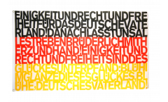 Flagge Fanflagge Deutschland Nationalhymne