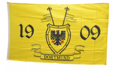 Flagge Fanflagge Dortmund 1909 mit Wappen