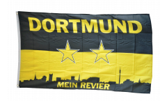 Flagge Fanflagge Dortmund Mein Revier Sterne