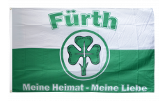 Flagge Fanflagge Fürth - Meine Heimat meine Liebe