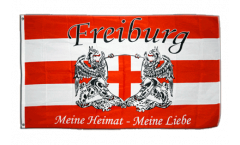 Flagge Fanflagge Freiburg Meine Heimat - meine Liebe