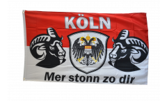 Flagge Fanflagge Köln Mer stonn zu dir