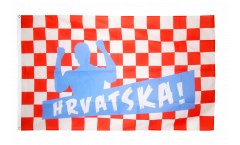 Flagge Fanflagge Kroatien HRVATSKA!