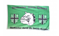 Flagge Fanflagge Mönchengladbach - Gladbacher durch Gnade Gottes