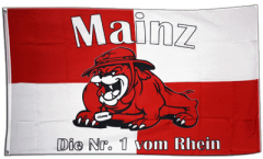 Flagge Fanflagge Mainz Bulldogge