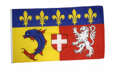 Flagge Frankreich Rhône-Alpes