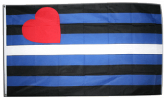 Flagge Gay Pride Leather