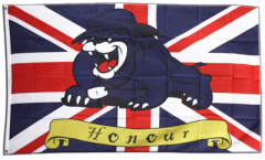 Flagge Großbritannien Bulldogge
