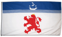 Flagge Großbritannien Devon mit Löwe