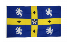 Flagge Großbritannien Durham County