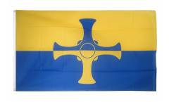 Flagge Großbritannien Durham County neu