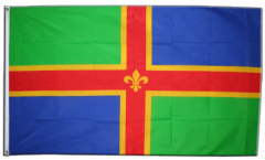 Flagge Großbritannien Lincolnshire