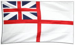 Flagge Großbritannien Naval Ensign of the White Squadron