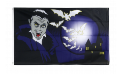 Flagge Halloween Vampir und Fledermäuse