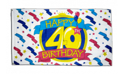 Flagge Happy Birthday 40