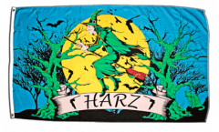 Flagge Harz Hexe