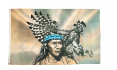 Flagge Indianer Adler