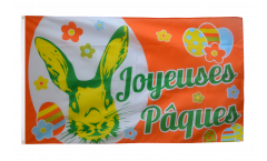 Flagge Joyeuses Pâques - Frohe Ostern