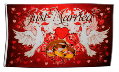 Flagge Just Married 2