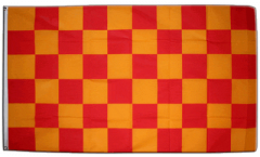 Flagge Karo Rot-Gelb