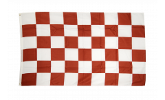 Flagge Karo Violett-Weiß