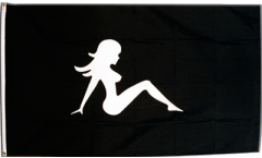 Flagge Lady Pin-Up Girl