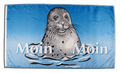 Flagge Moin Moin Seehund
