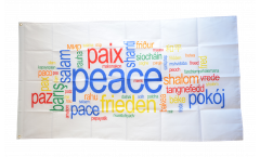 Flagge Peace Frieden Paix Pace Shalom