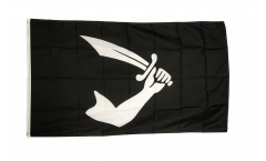 Flagge Pirat Arm mit Schwert