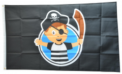 Flagge Pirat Junge