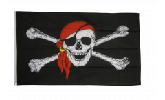 Flagge Pirat mit Kopftuch