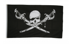Flagge Pirat mit Säbel