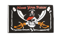 Flagge Pirat Name your Poison