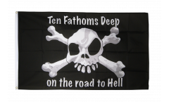 Flagge Pirat Ten fathoms deep
